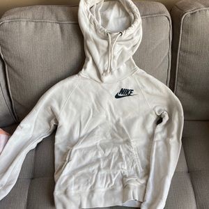 NIKE white hoodie sweatshirt